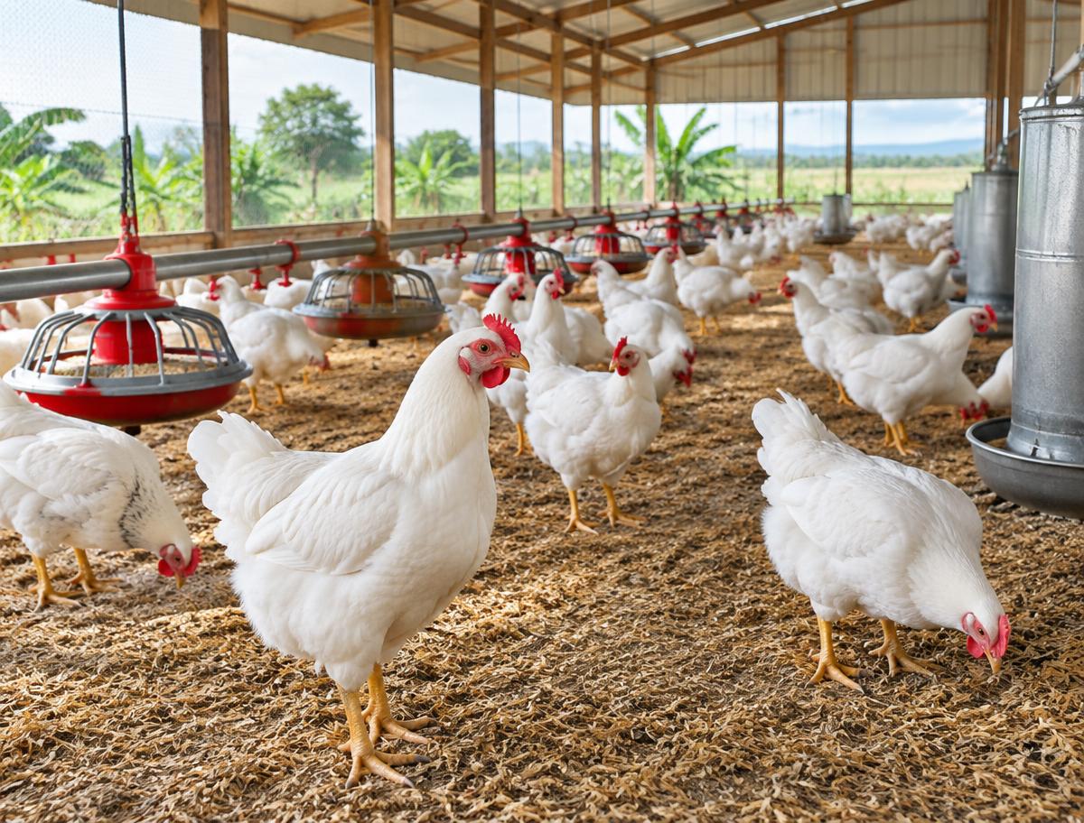 Illustrative poultry farming photograph